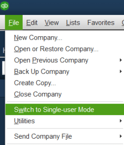 switch to single-user mode