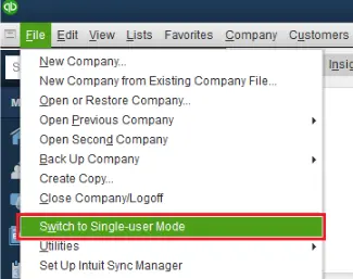 Switch to single user mode