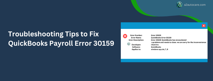 troubleshooting tips to fix quickbooks payroll error 30159