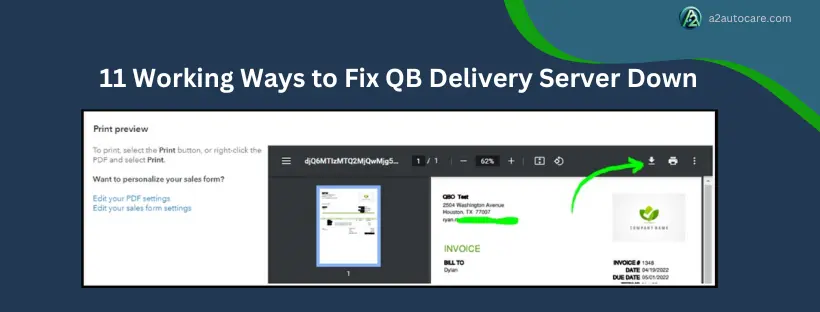 fixing QuickBooks delivery server down