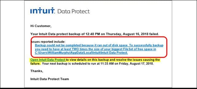 Intuit-data-protect-backup-failed