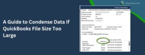 QuickBooks file size too large fixing steps