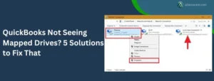 QuickBooks Not Seeing mapped drives