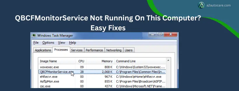 QBCFMonitorService Not Running On This Computer
