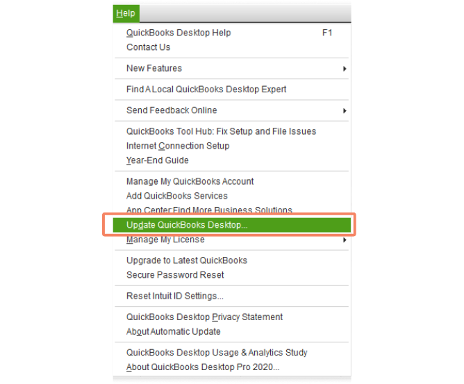 update quickbooks desktop if qb grayed out or freezes when exporting