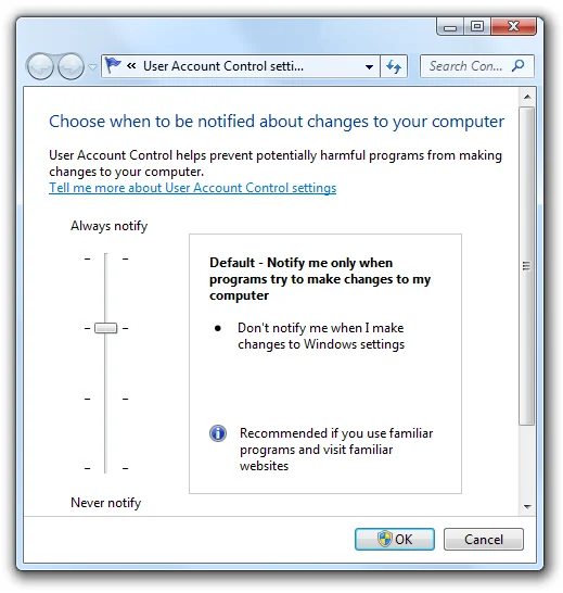 Choose when to be notified if QuickBooks can’t export to Excel.
