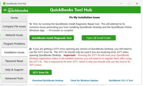 Quickbooks Tool Hub