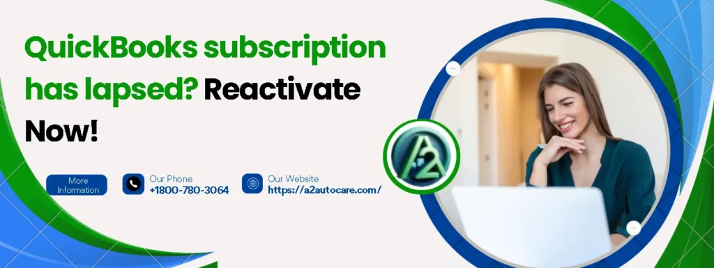 QuickBooks subscription has lapsed