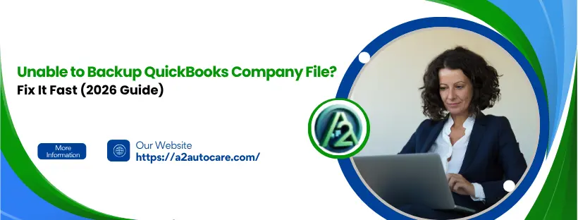 unable to backup QuickBooks company file